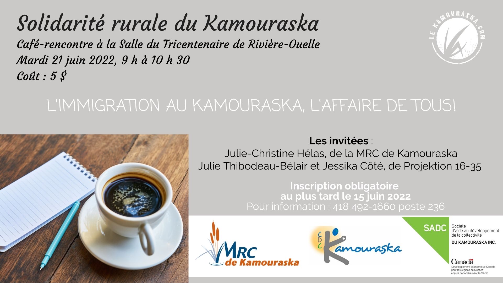 Featured image for “Invitation; Solidarité rurale du Kamouraska”